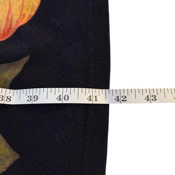 The Kit by Daniel Vosovic Midi Tank Dress Black Floral Camelia Large Art Deco - Picture 10 of 11